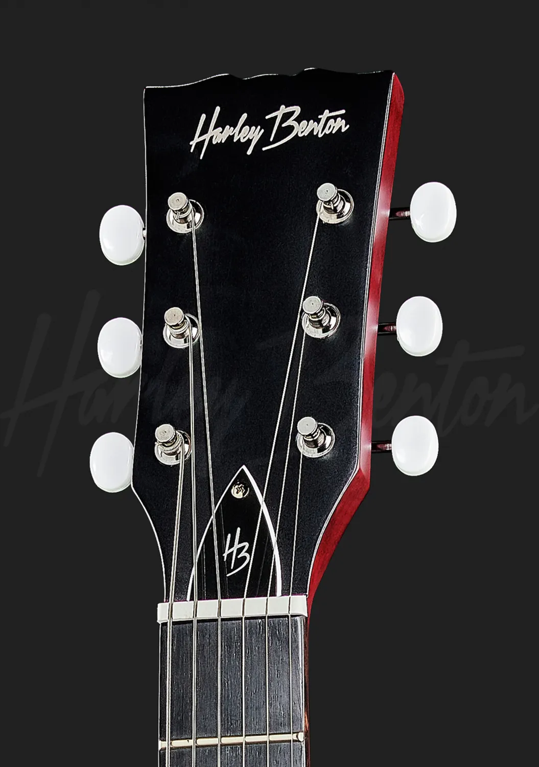 Harley Benton Vintage DC-Junior FAT E-Gitarre Cherry