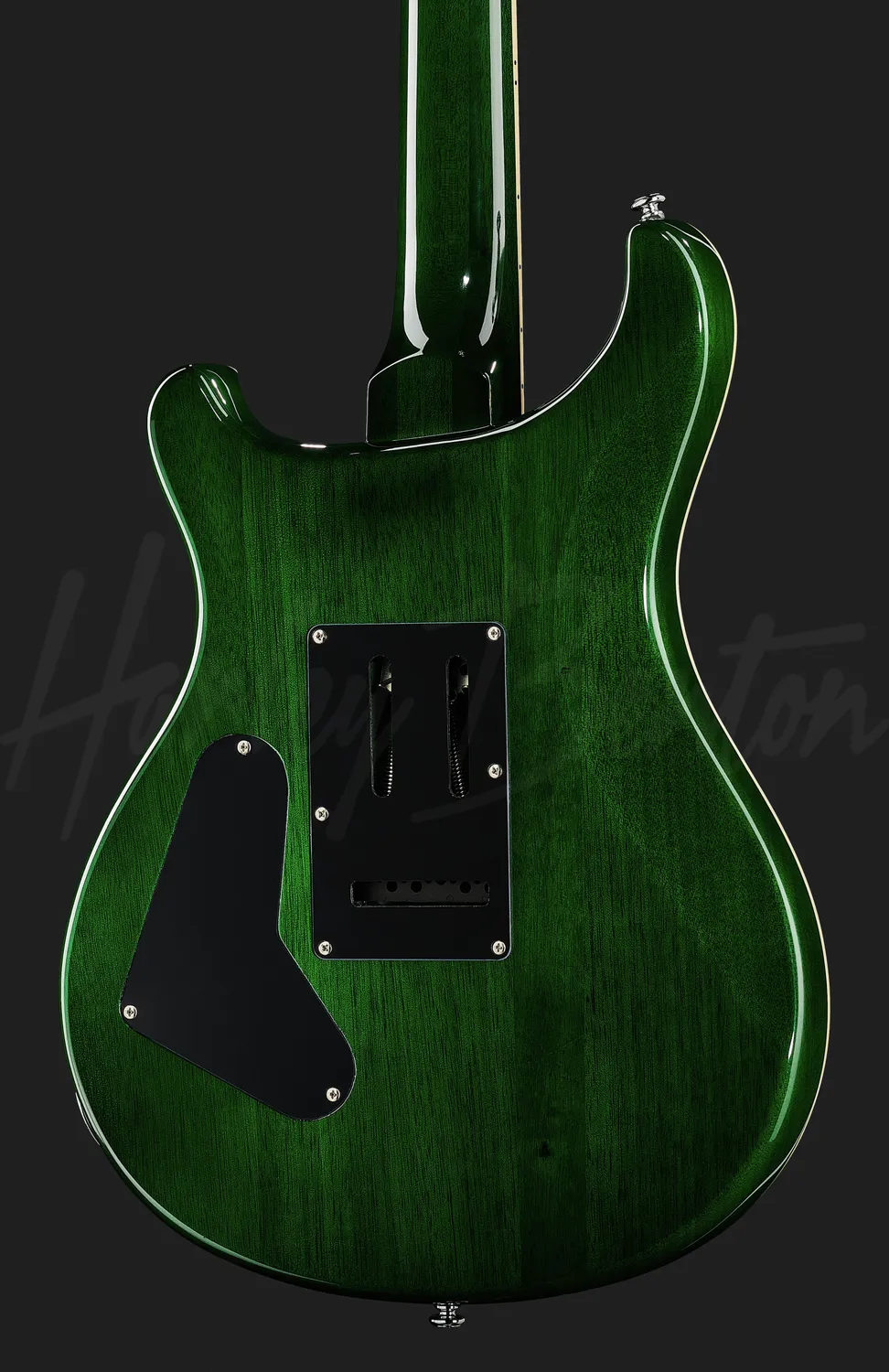 Harley Benton Deluxe CST-24T E-Gitarre Emerald Flame Tremolo