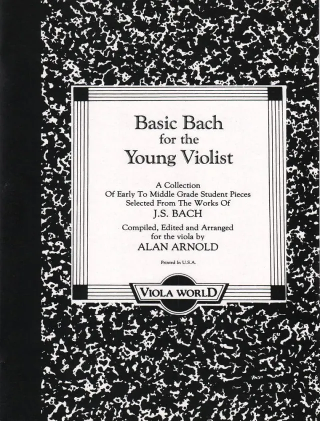 Shar Music Basic Bach Young Violist Noten Viola Klavier