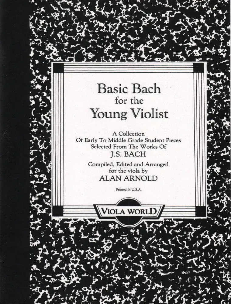 Shar Music Basic Bach Young Violist Noten Viola Klavier