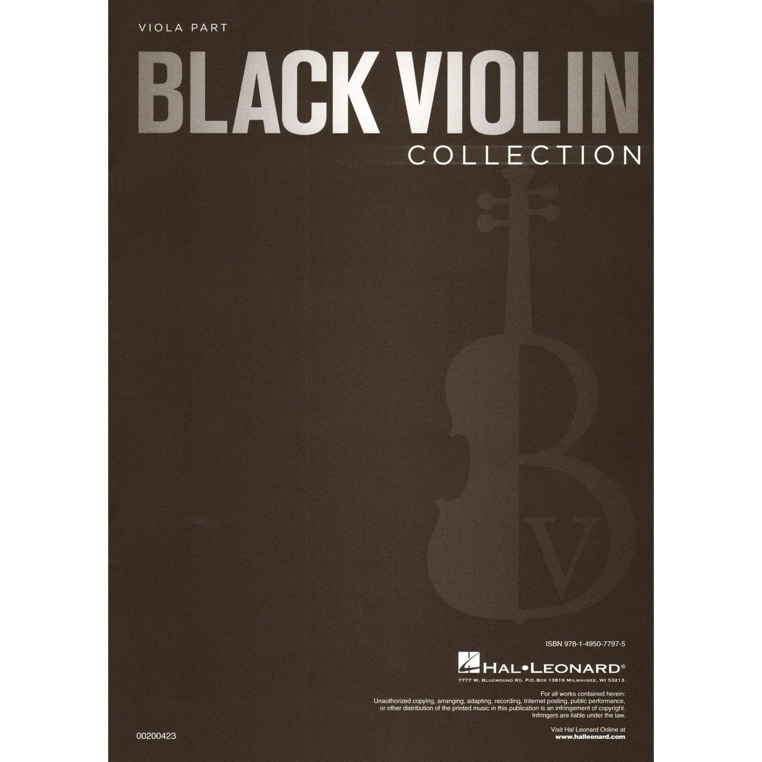 Black Violin Collection 10 Werke Violine Noten Klavier