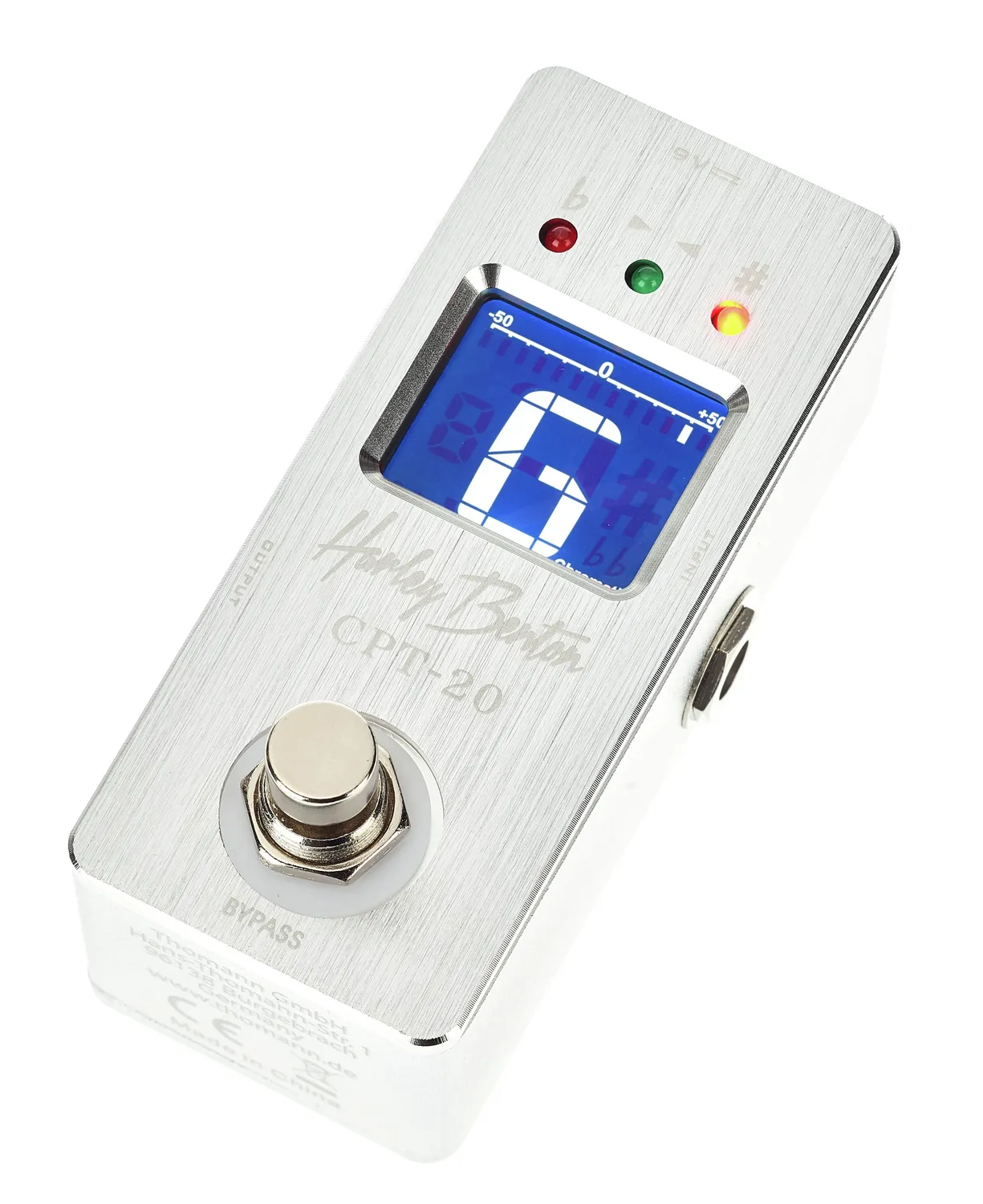 Harley Benton CPT-20 Stimmgerät Bodentreter chromatisch