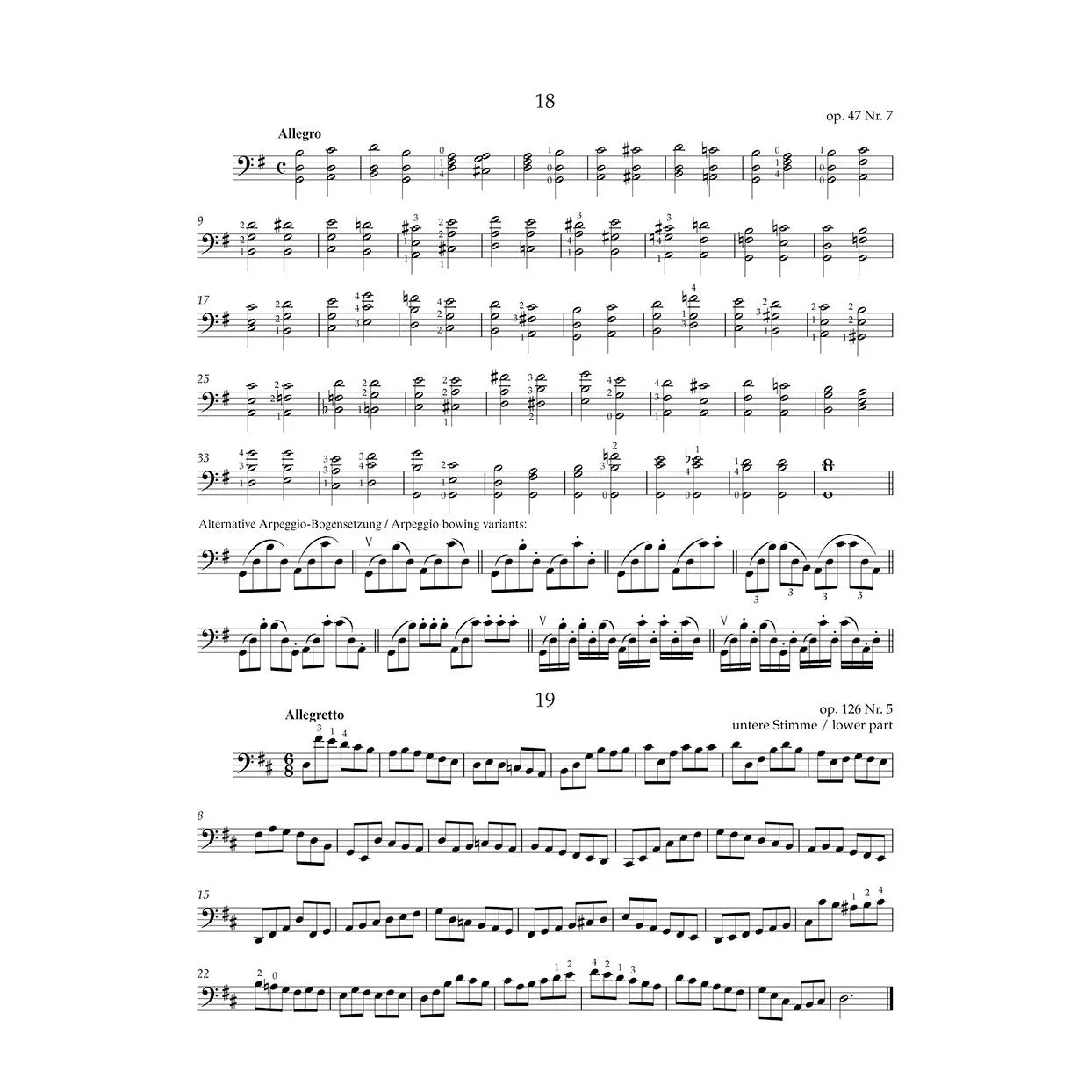 Bärenreiter Dotzauer Etüden Cello Band 1 Urtext