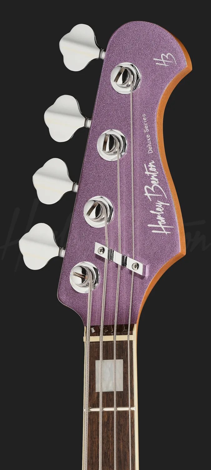 Harley Benton MV-4JB E-Bass Burgundy Mist Alnico Singlecoil