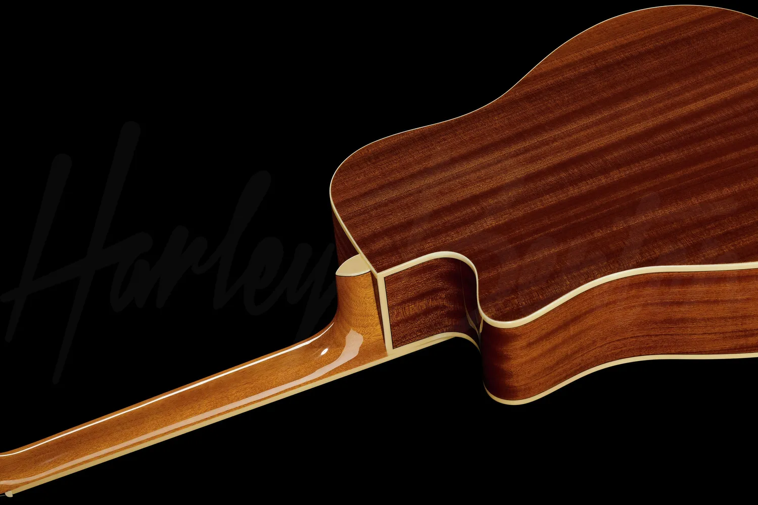 Harley Benton Custom Line CLD-60SCE Westerngitarre Natur Tonabnehmer