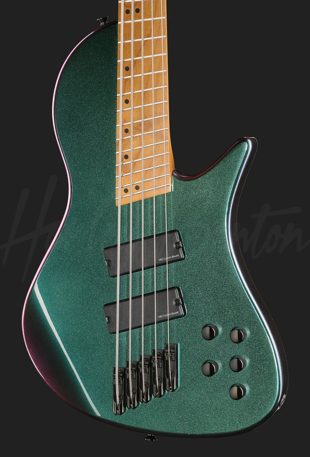 Harley Benton MSB-5 E-Bass 5-saitig Flip Flop Blue