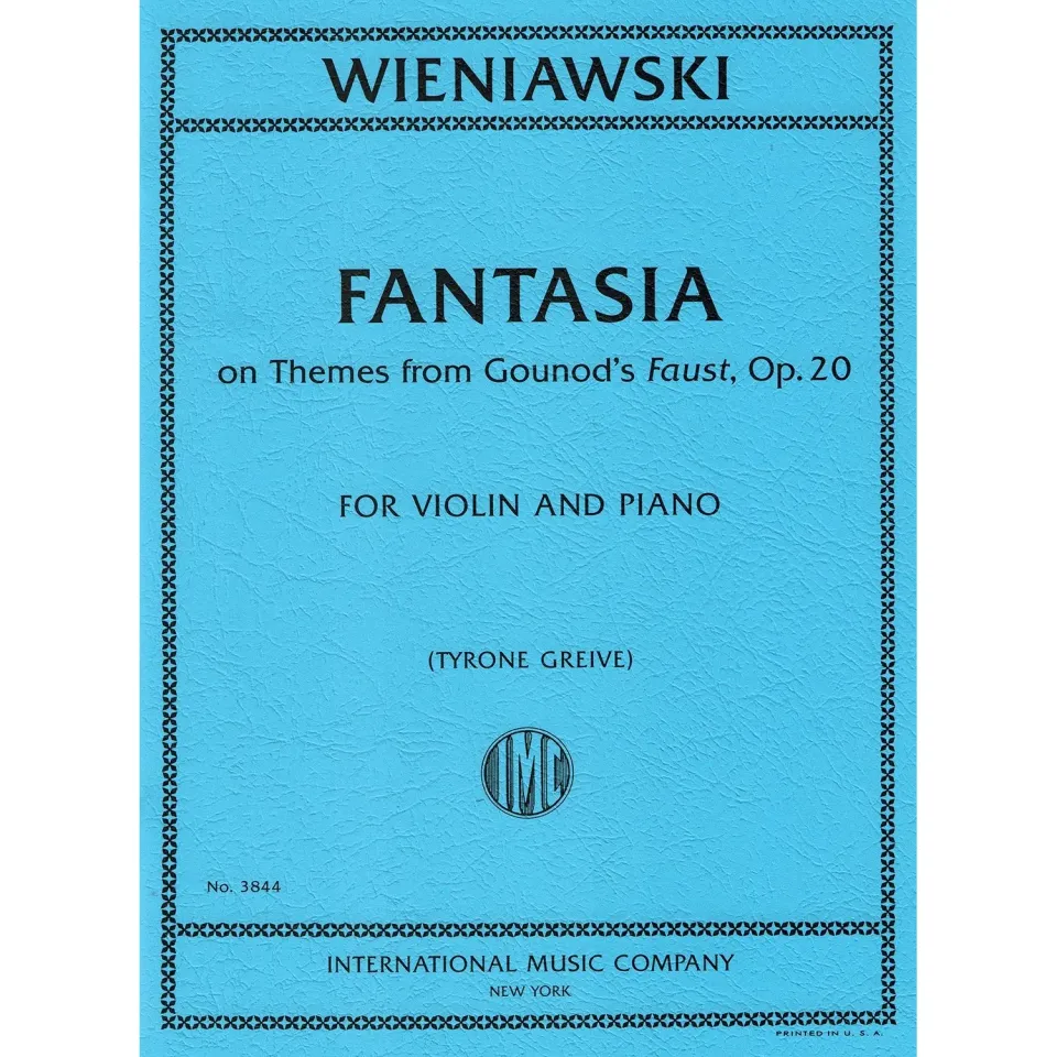 Wieniawski Fantasia Faust Op.20 Violine Klavier Greive Ausgabe