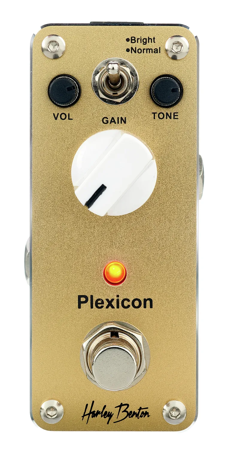 Harley Benton MiniStomp Plexicon Effektpedal Overdrive