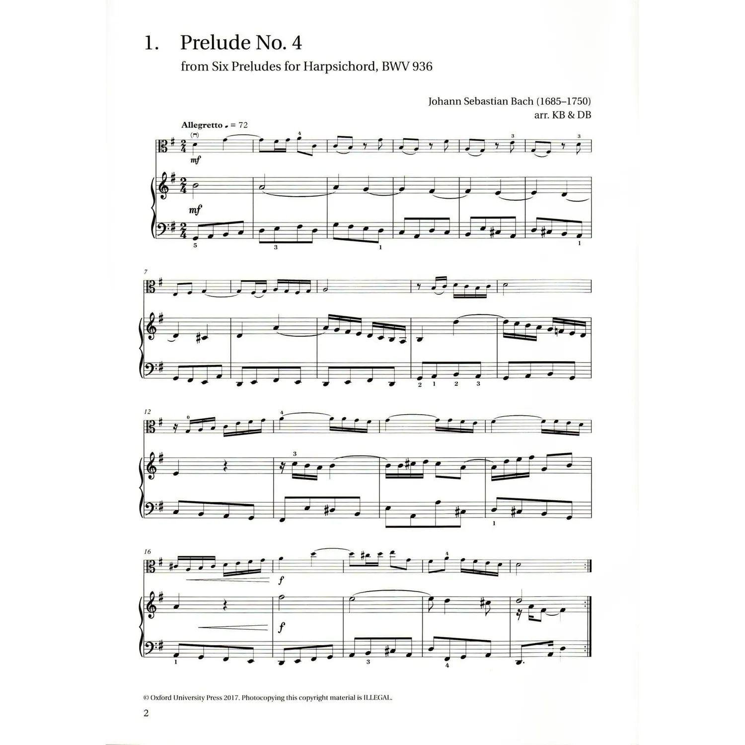 Shar Music Solo Time Viola Book 2 Noten Bratsche Klavier