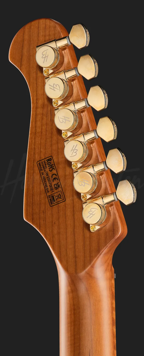 Harley Benton Fusion-IV HSH E-Gitarre Ahorn Bengal Burst