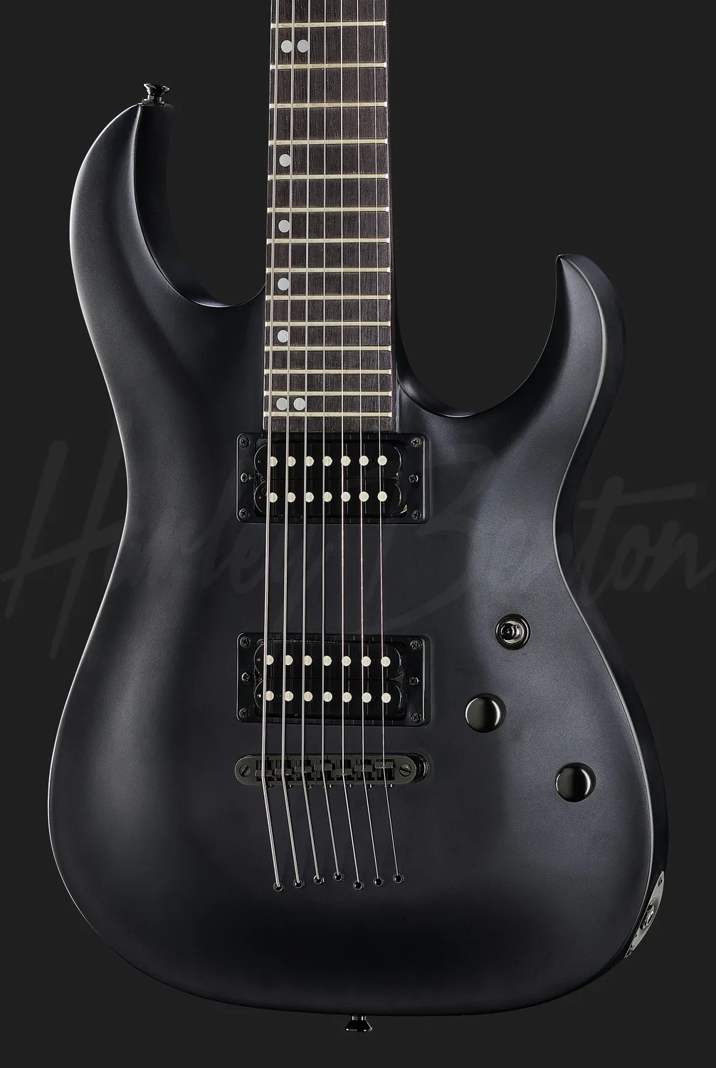 Harley Benton Baritone-7SB E-Gitarre 7-saitig schwarz