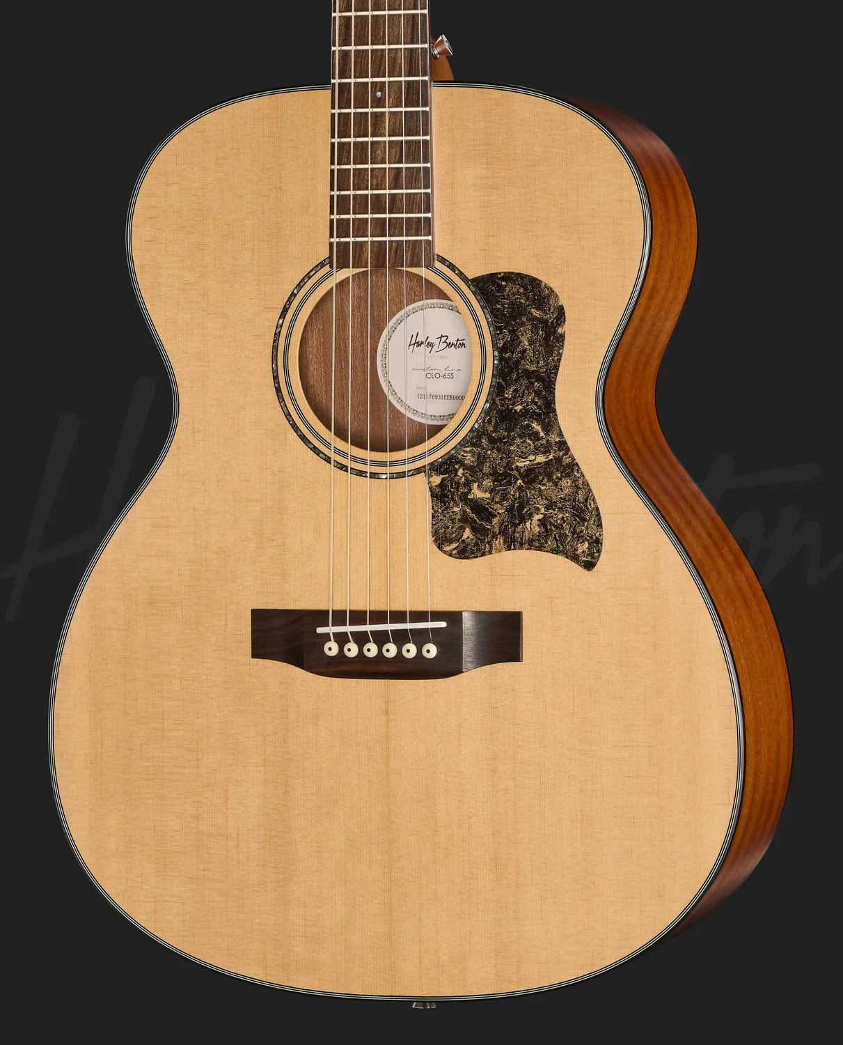 Harley Benton Custom Line CLO-65S NT Akustikgitarre Natur