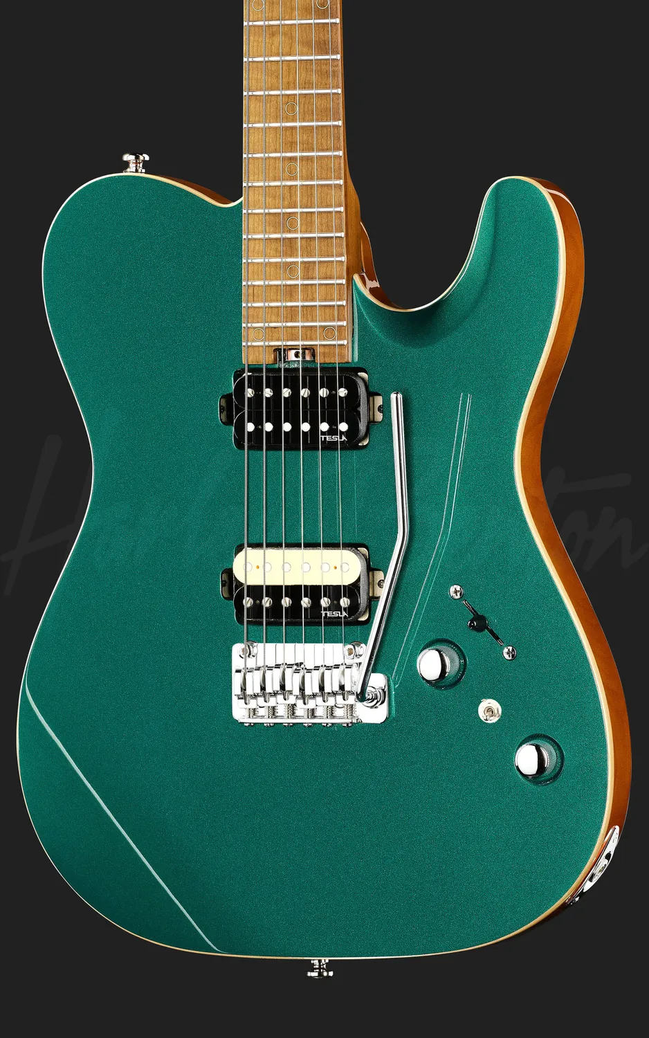 Harley Benton Fusion-T II HH E-Gitarre Ocean Turquoise Humbucker