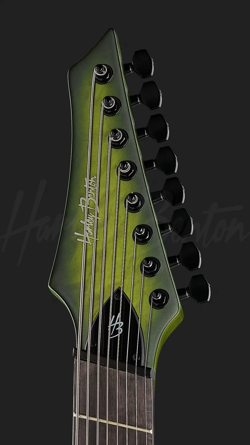 Harley Benton Progressive MultiScale-8 NT QEB 8-Saiter grün