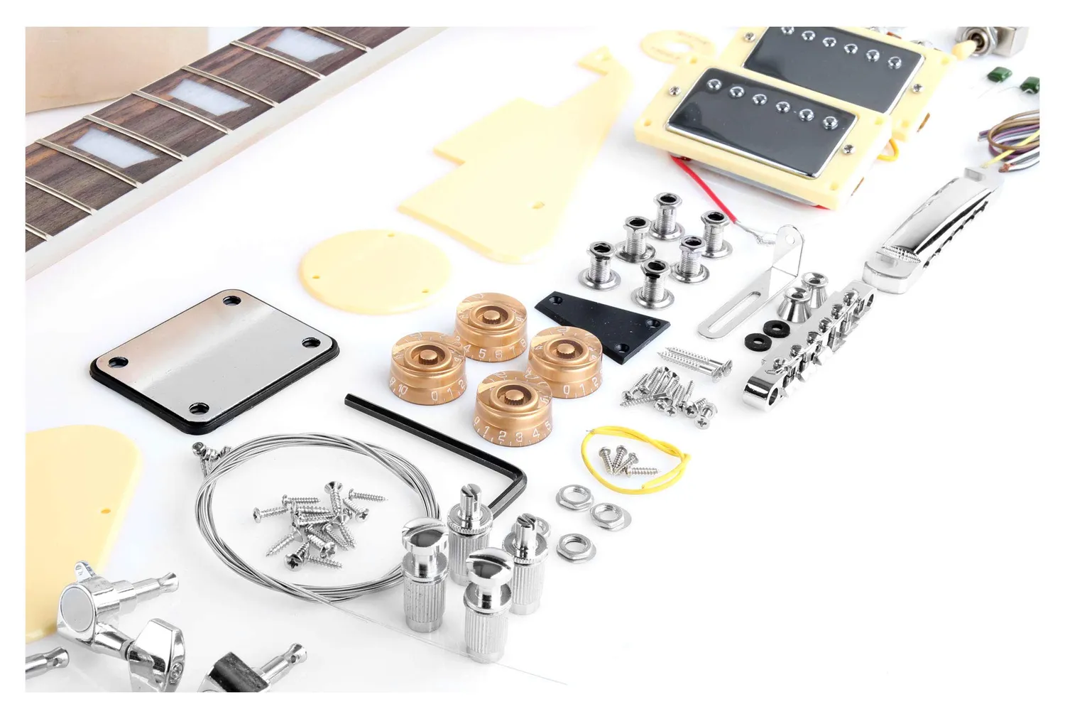 Rocktile Single Cut E-Gitarren-Bausatz Mahagoni Humbucker