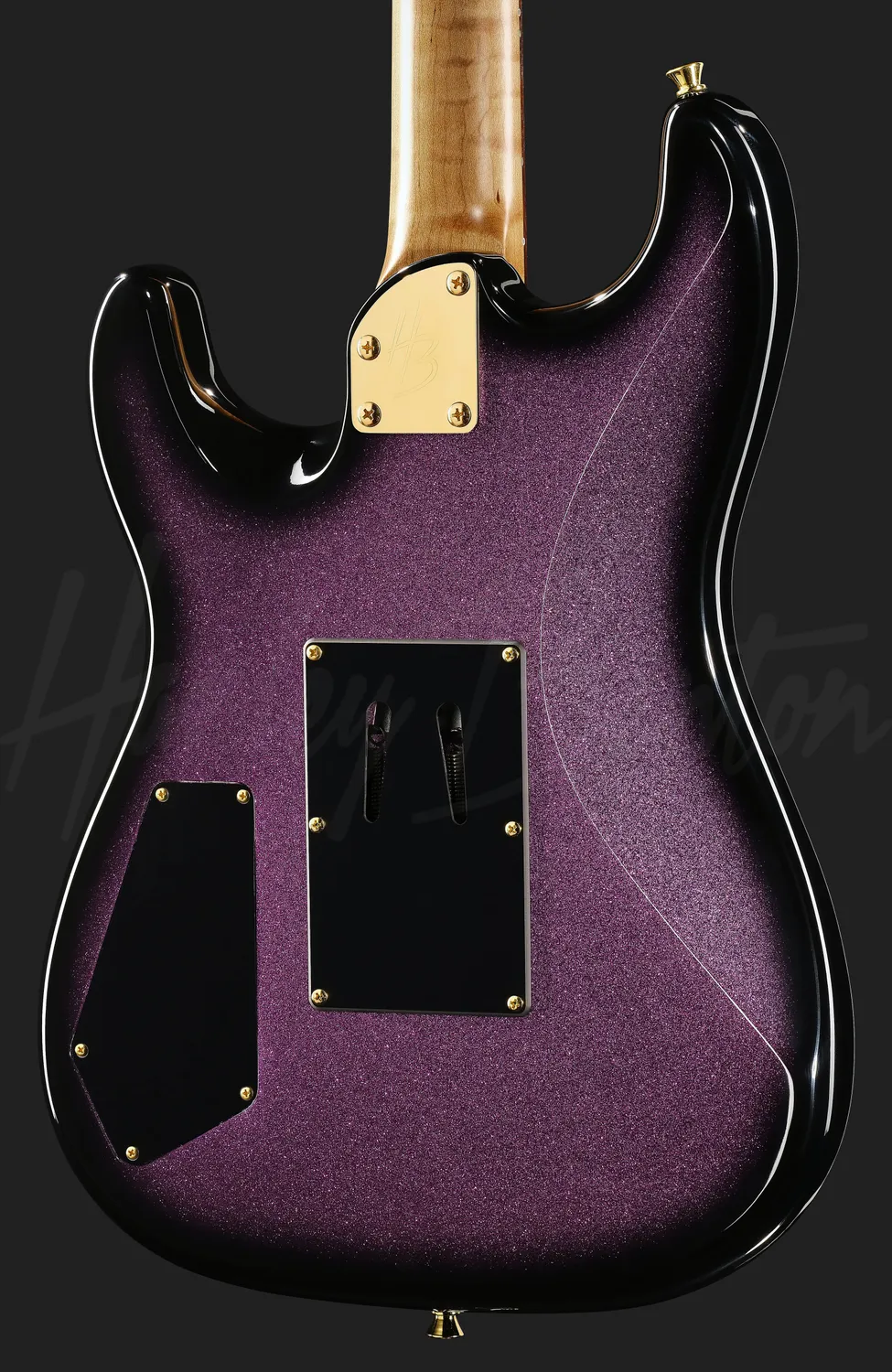 Harley Benton ST-80FR HH E-Gitarre Amethyst Sparkle Floyd Rose