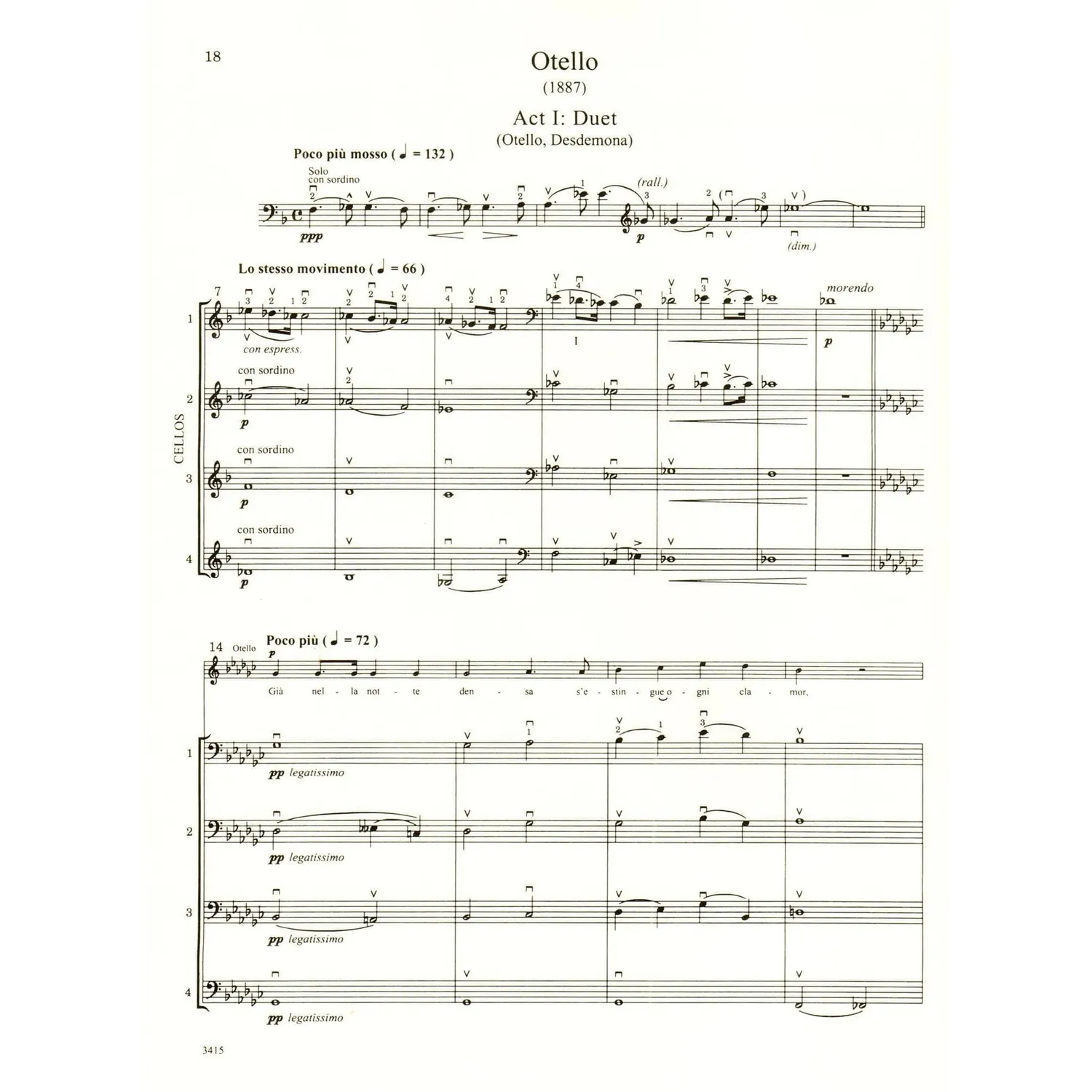 Shar Music Cello Solos Opera Ballet Noten Cello Klavier