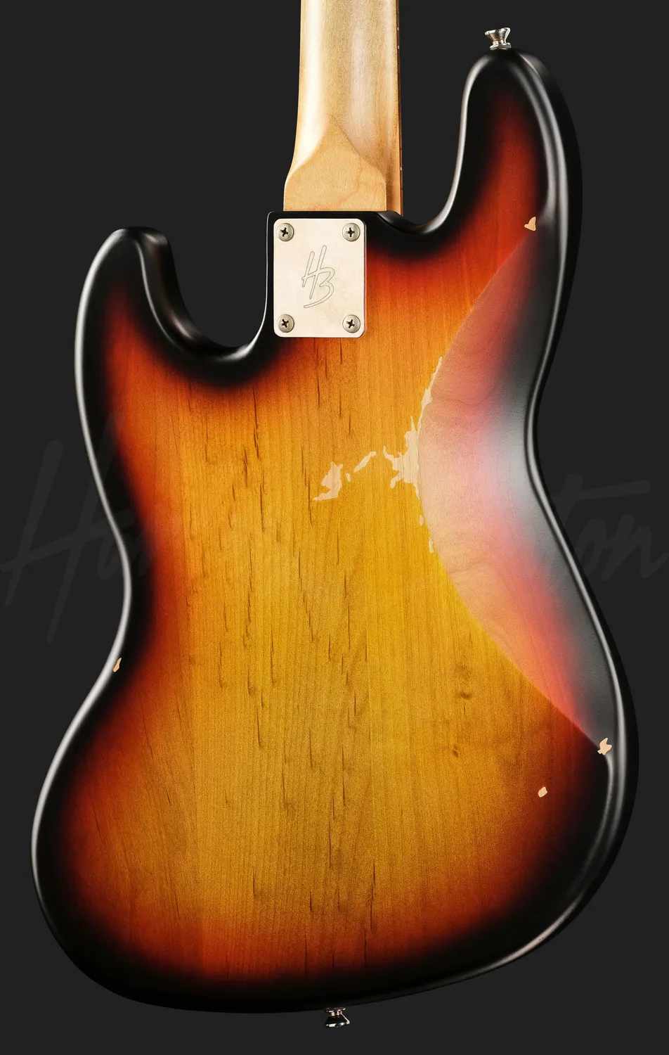 Harley Benton JB-62LA SB E-Bass Erle Sunburst
