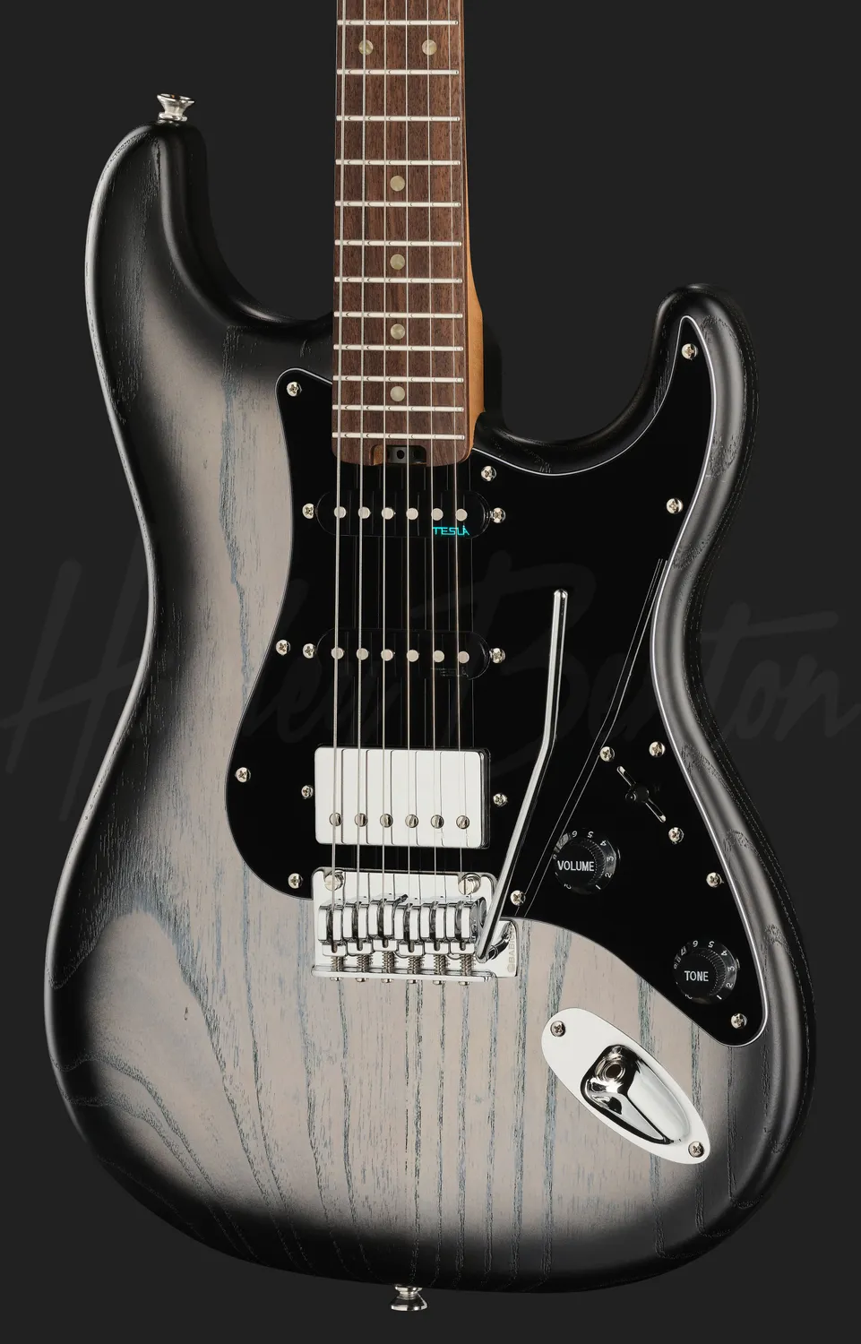 Harley Benton Deluxe ST-Modern Plus HSS E-Gitarre Silver Blast