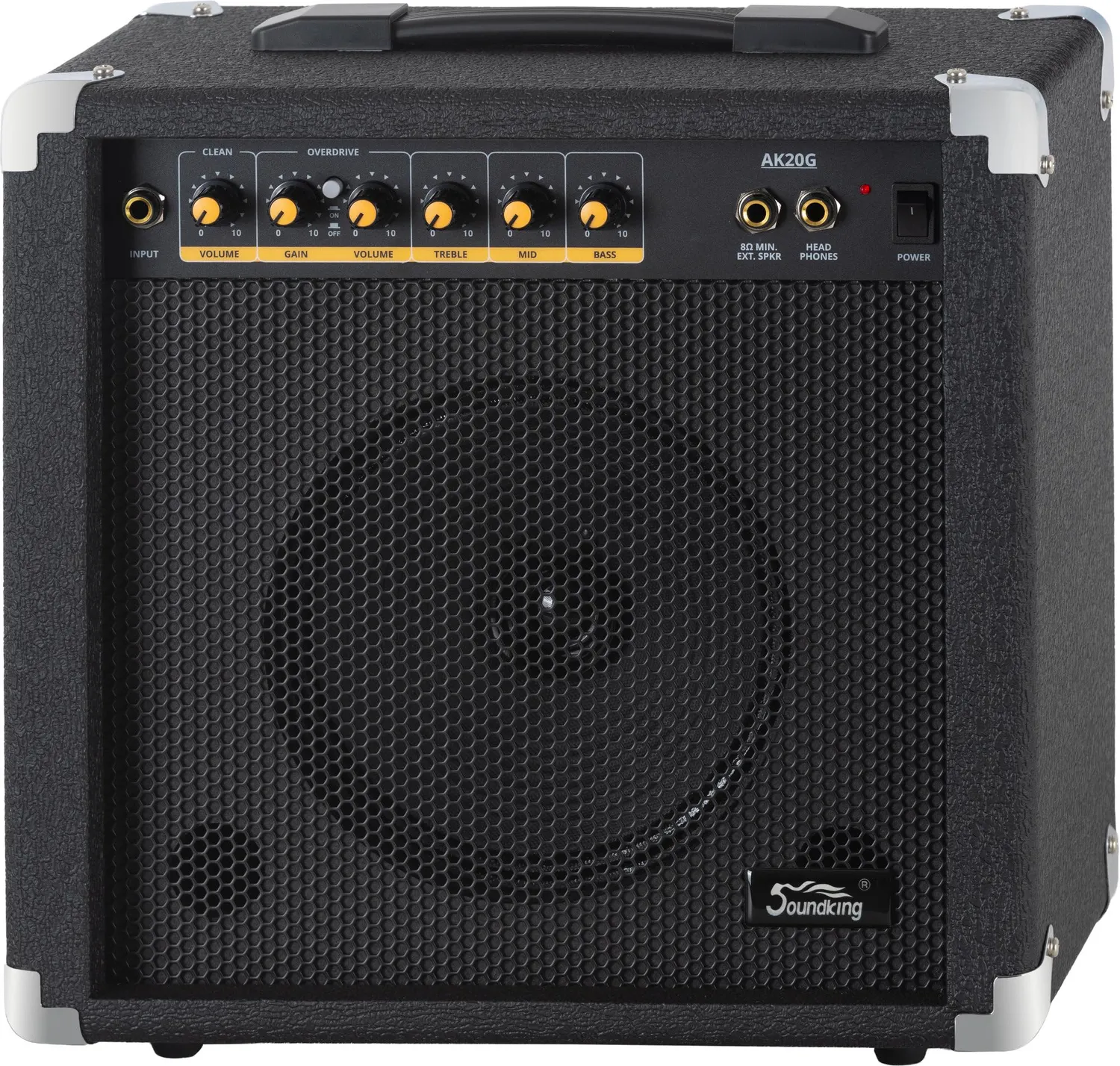 Rocktile Pro ST60-BK E-Gitarre Set All Black Mahagoni AK20G