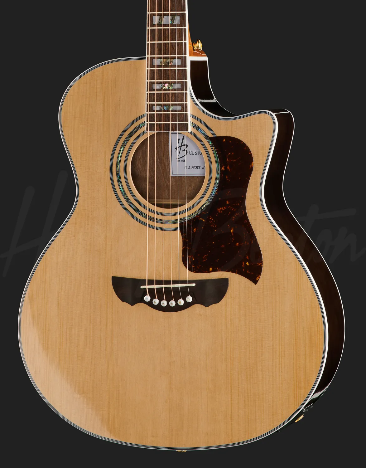 Harley Benton CLJ-503CE WN Westerngitarre Walnuss