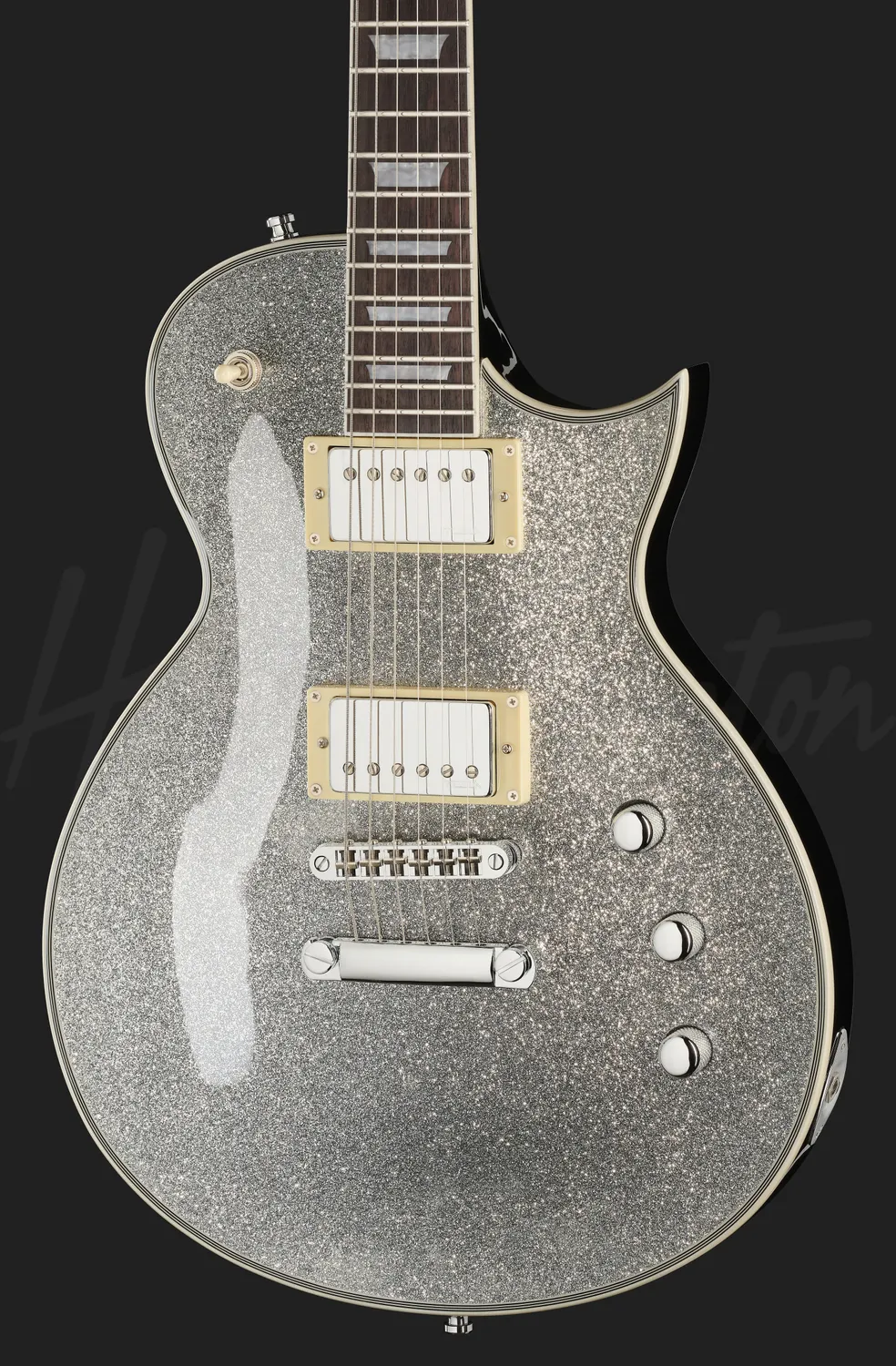 Harley Benton SC-Custom III E-Gitarre Silver Sparkle