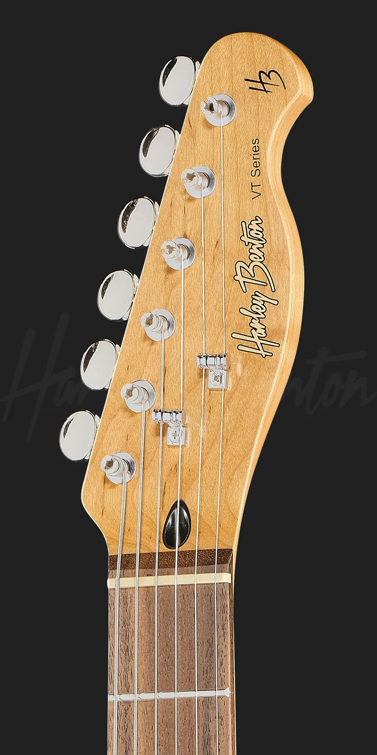 Harley Benton TE-62DB Tremolo E-Gitarre BK Singlecoil