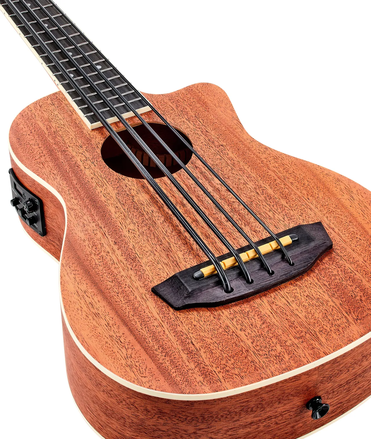 Harley Benton UkeBass Mahogany Bass-Ukulele Tonabnehmer