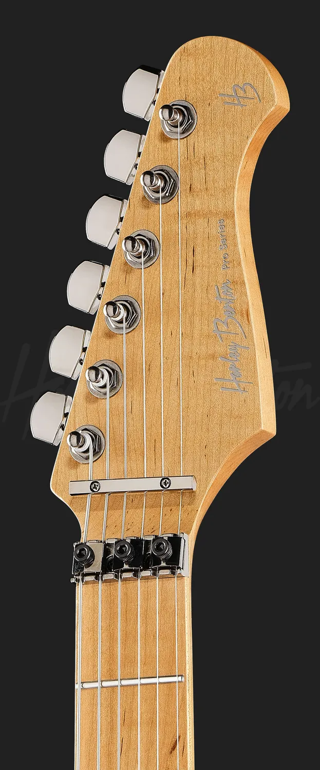 Harley Benton ST-80FR MN E-Gitarre Silver Sparkle Floyd Rose
