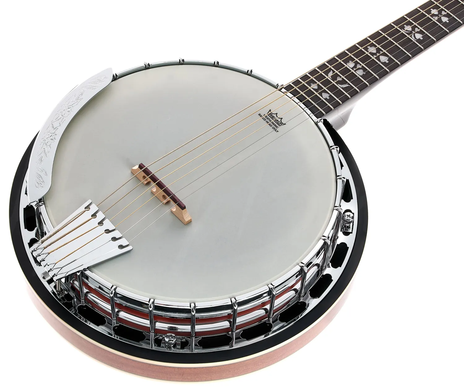 Harley Benton Bluegrass BJ-65Pro Gitarren-Banjo 6-saitig