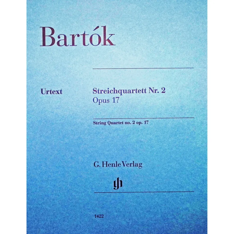 Henle Bartók Quartett Nr. 2 op. 17 Noten Streichquartett