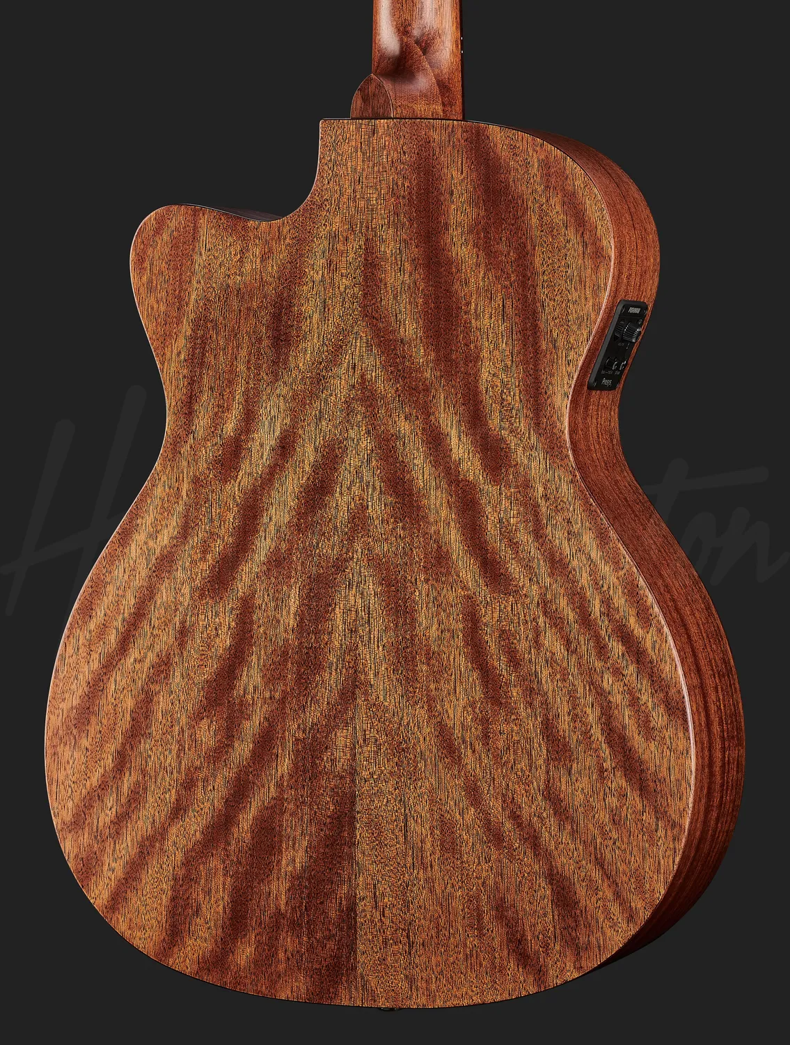 Harley Benton Custom Line CLA-15MCE Westerngitarre Mahagoni
