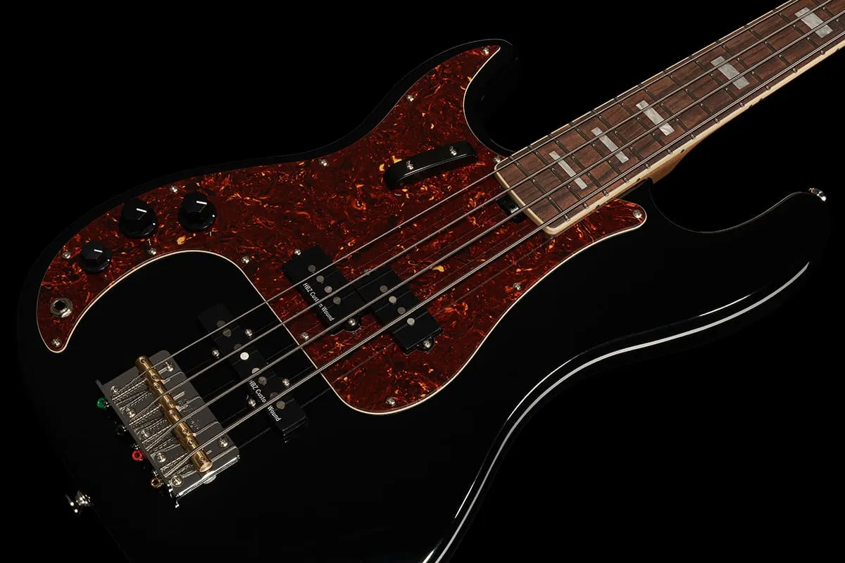 Harley Benton MV-4PJ LH E-Bass Linkshänder schwarz PJ