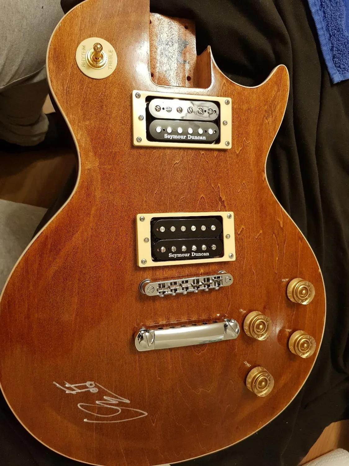 Rocktile Single Cut E-Gitarren-Bausatz Mahagoni Humbucker