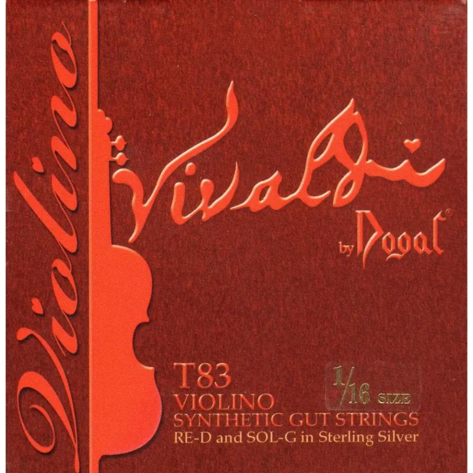 Dogal Vivaldi Violinsaiten Satz 1/16 mittel Carbon