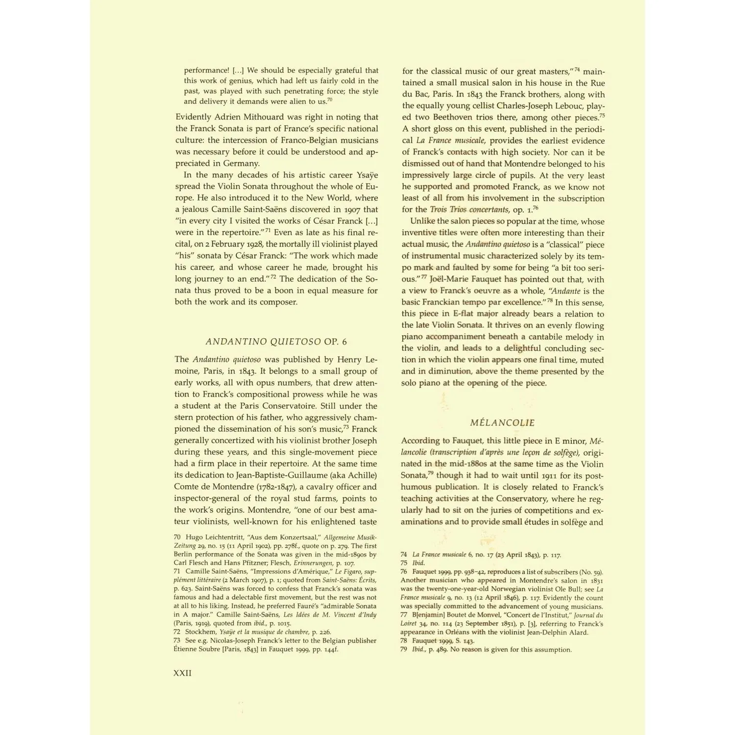 Shar Music Franck Sonate Violin Noten für Violine Klavier Urtext
