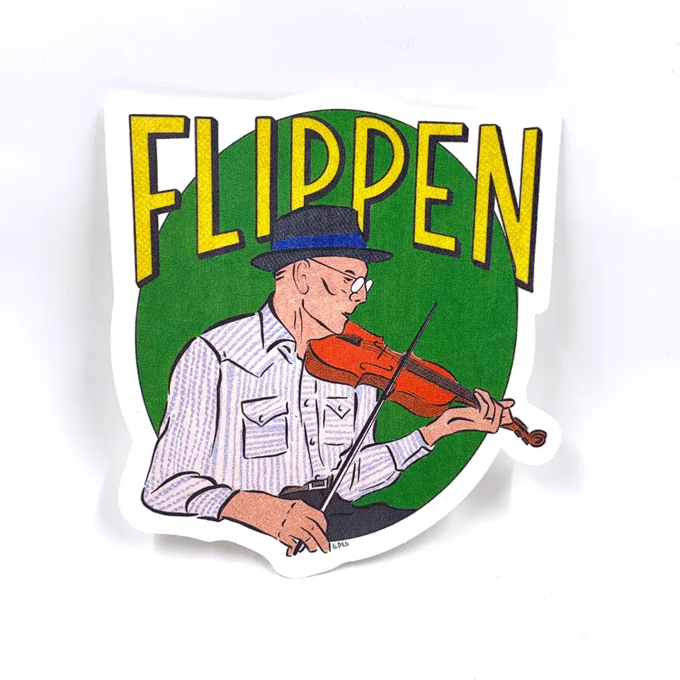 Pisgah Old-Time Superhero Sticker wetterfest