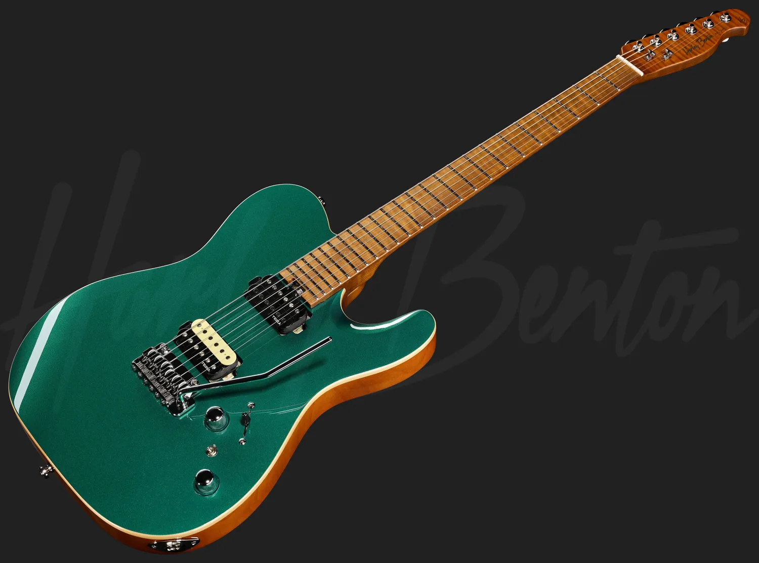 Harley Benton Fusion-T II HH E-Gitarre Ocean Turquoise Humbucker