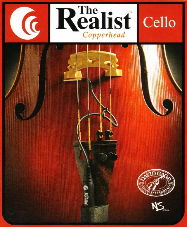 Realist Copperhead Tonabnehmer Cello Stegfuß passiv