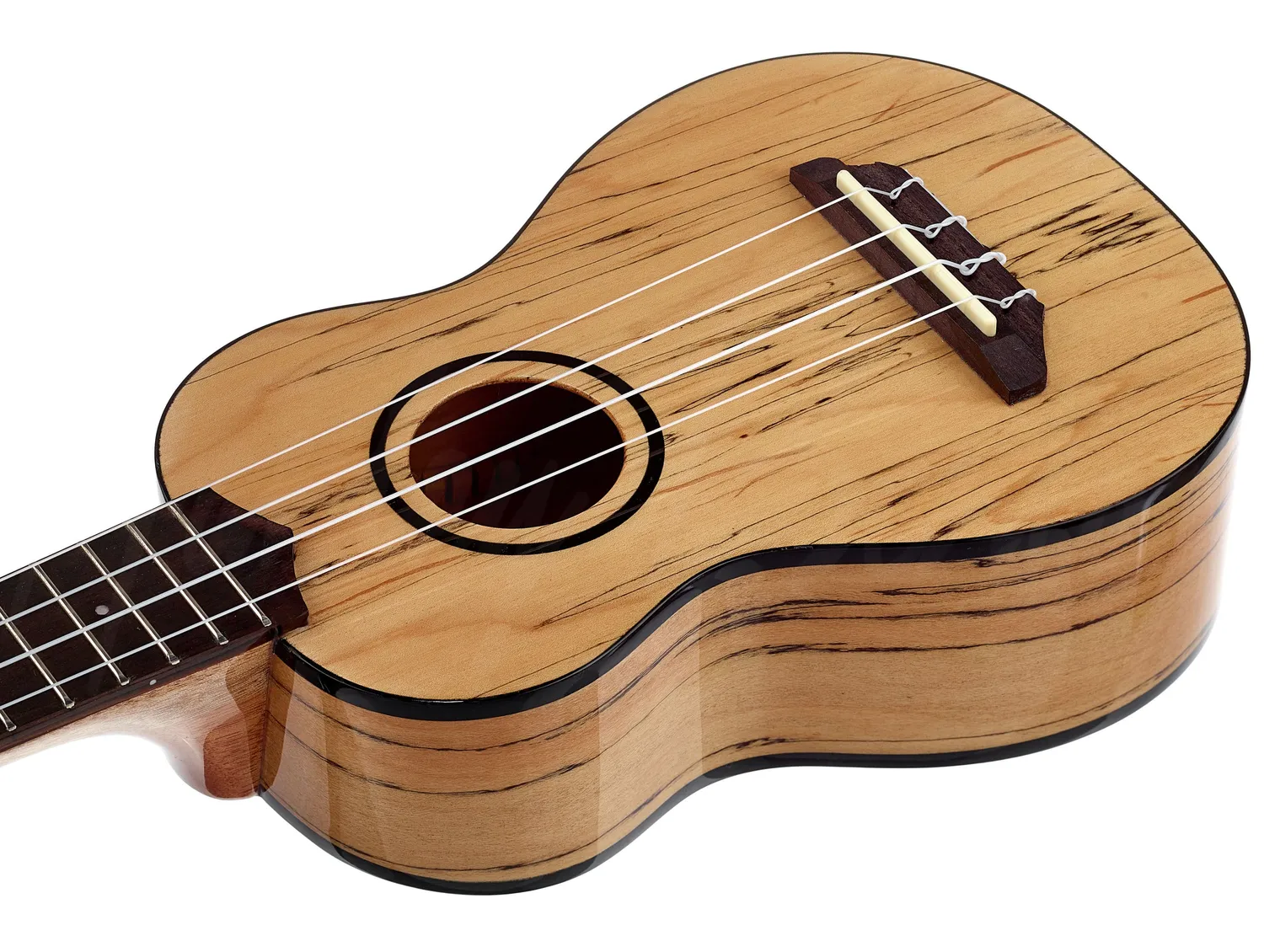 Harley Benton Kahuna CLU-30S Ukulele Spalted Maple Aquila