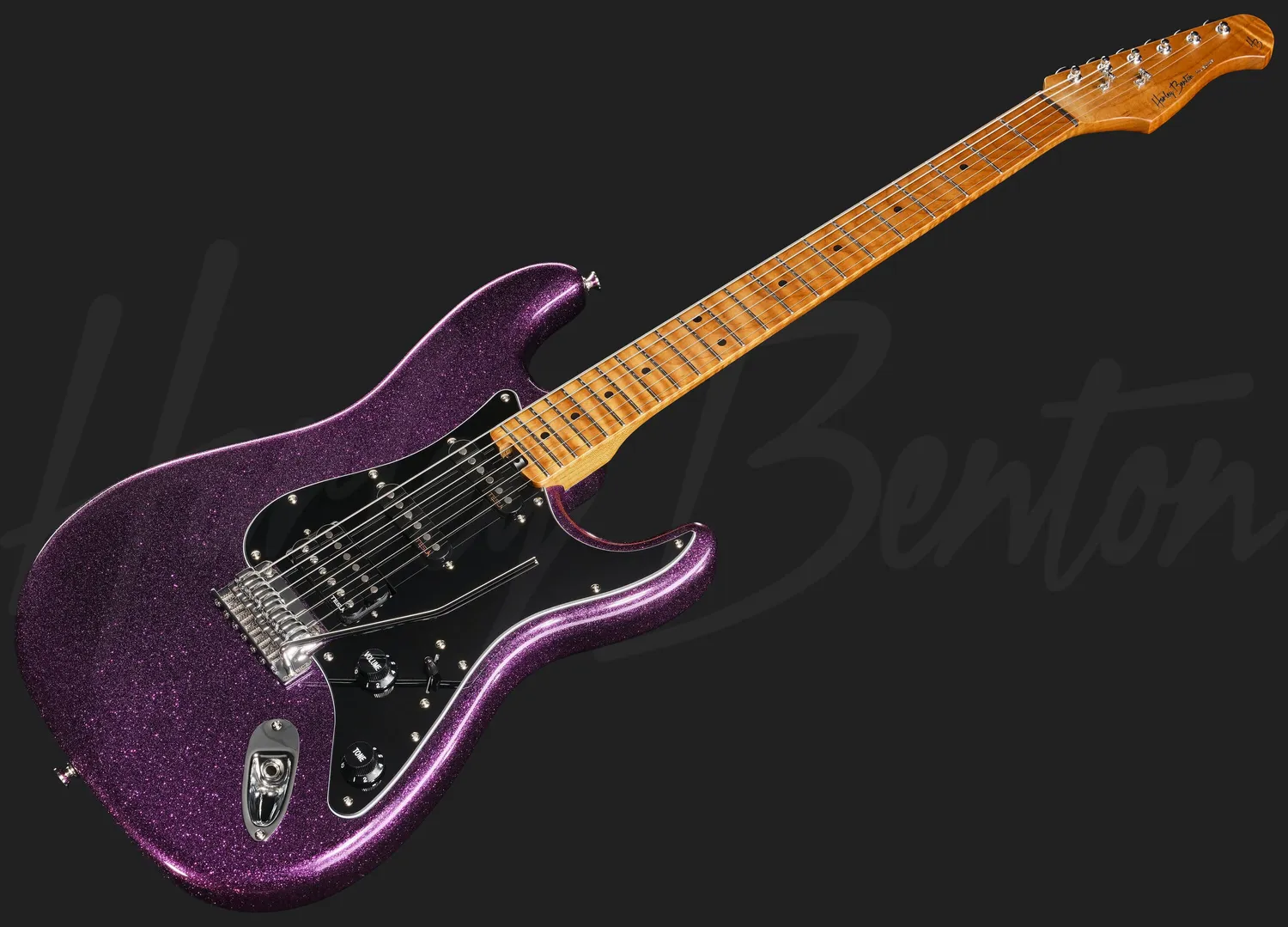 Harley Benton ST-Modern Plus MN HSS E-Gitarre Purple