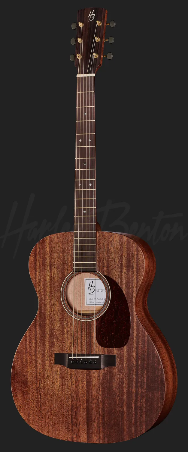 Harley Benton Custom CLA-15M Akustikgitarre Okoume Vollholz