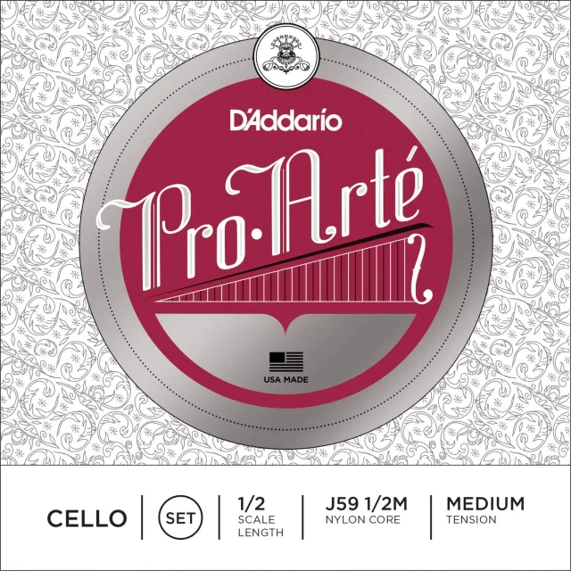 Pro Arte Cellosaiten-Satz 1/2 mittel Nylon warm