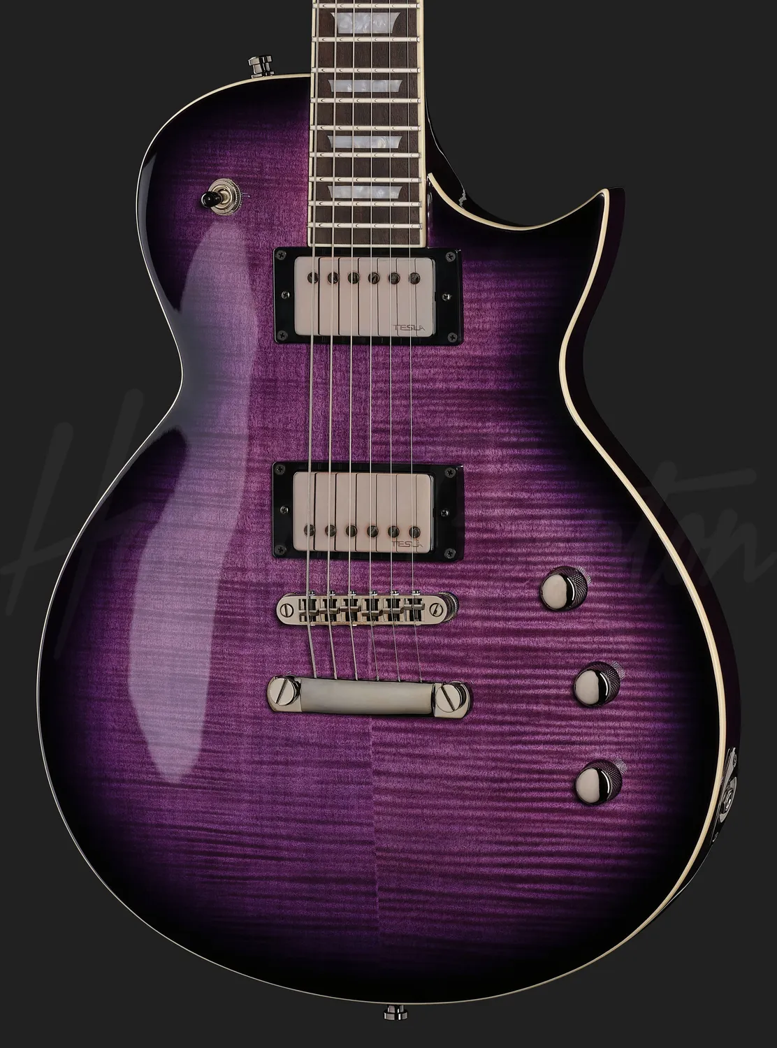 Harley Benton Vintage SC-Custom III E-Gitarre Purple Burst