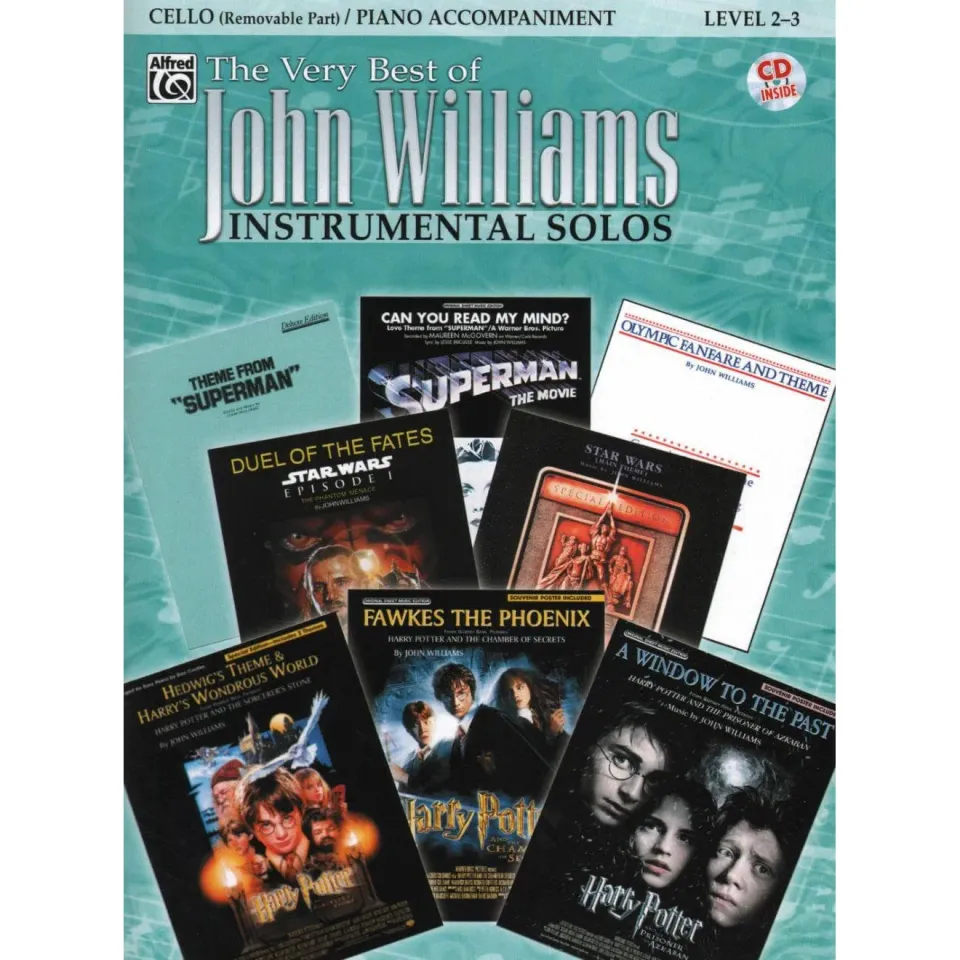 Shar Music Very Best of John Williams Noten für Cello und Klavier mit CD