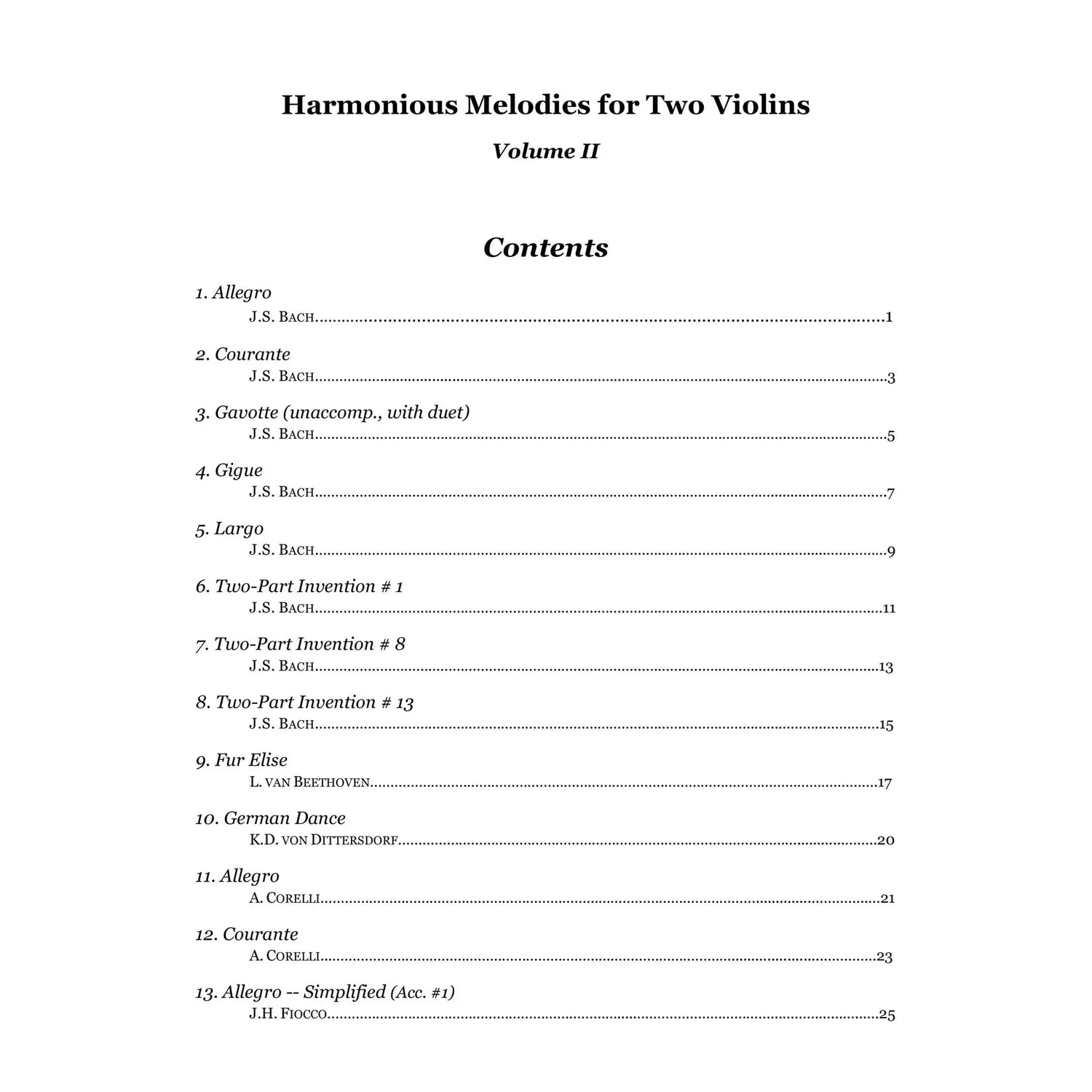 Yasuda Harmonious Melodies Vol.2 Violinduo Noten Download