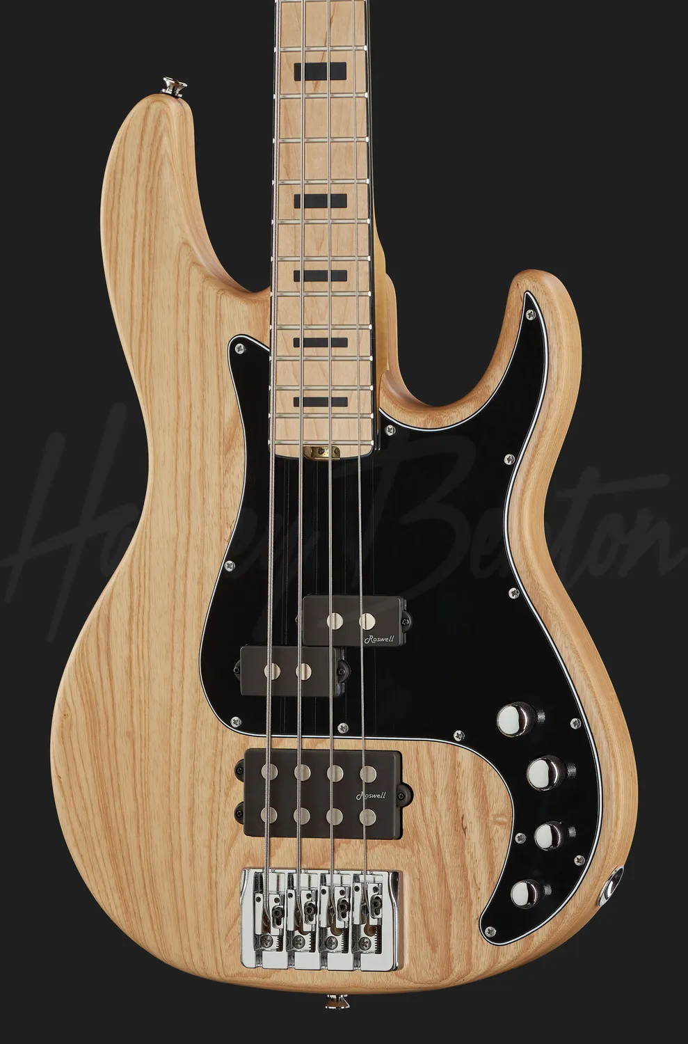 Harley Benton Pro Series Enhanced MP-4MN E-Bass Natural Ahorn