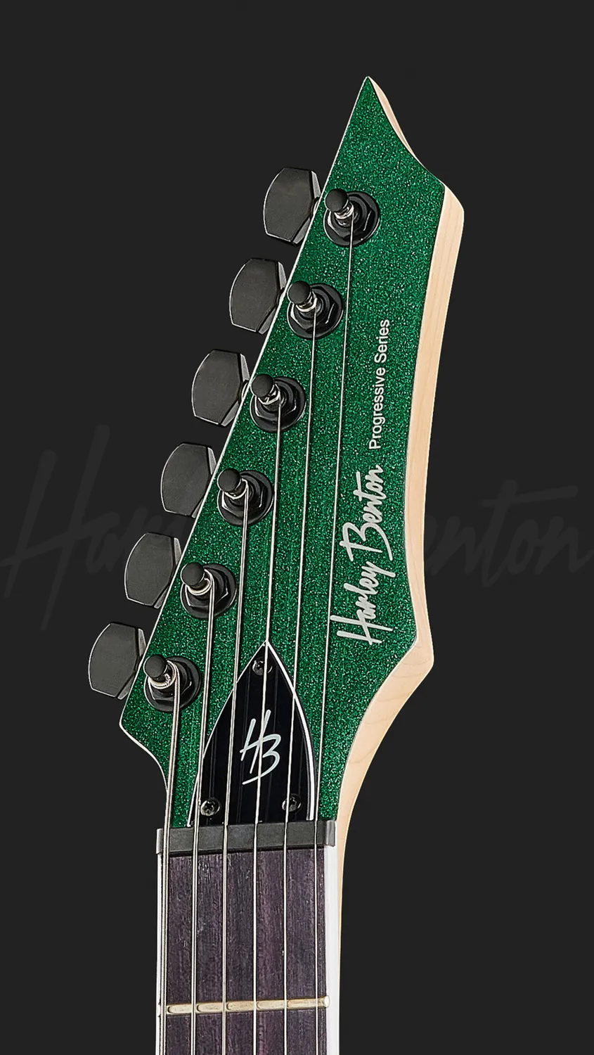 Harley Benton R-446 E-Gitarre Green Metallic