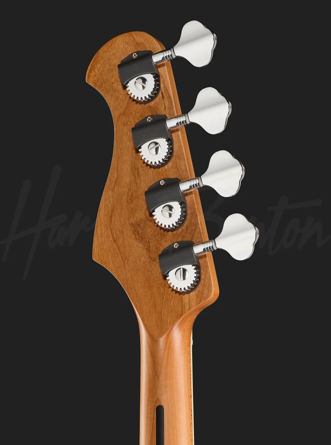 Harley Benton MV-4PJ E-Bass Shell Pink Ahorn-Hals