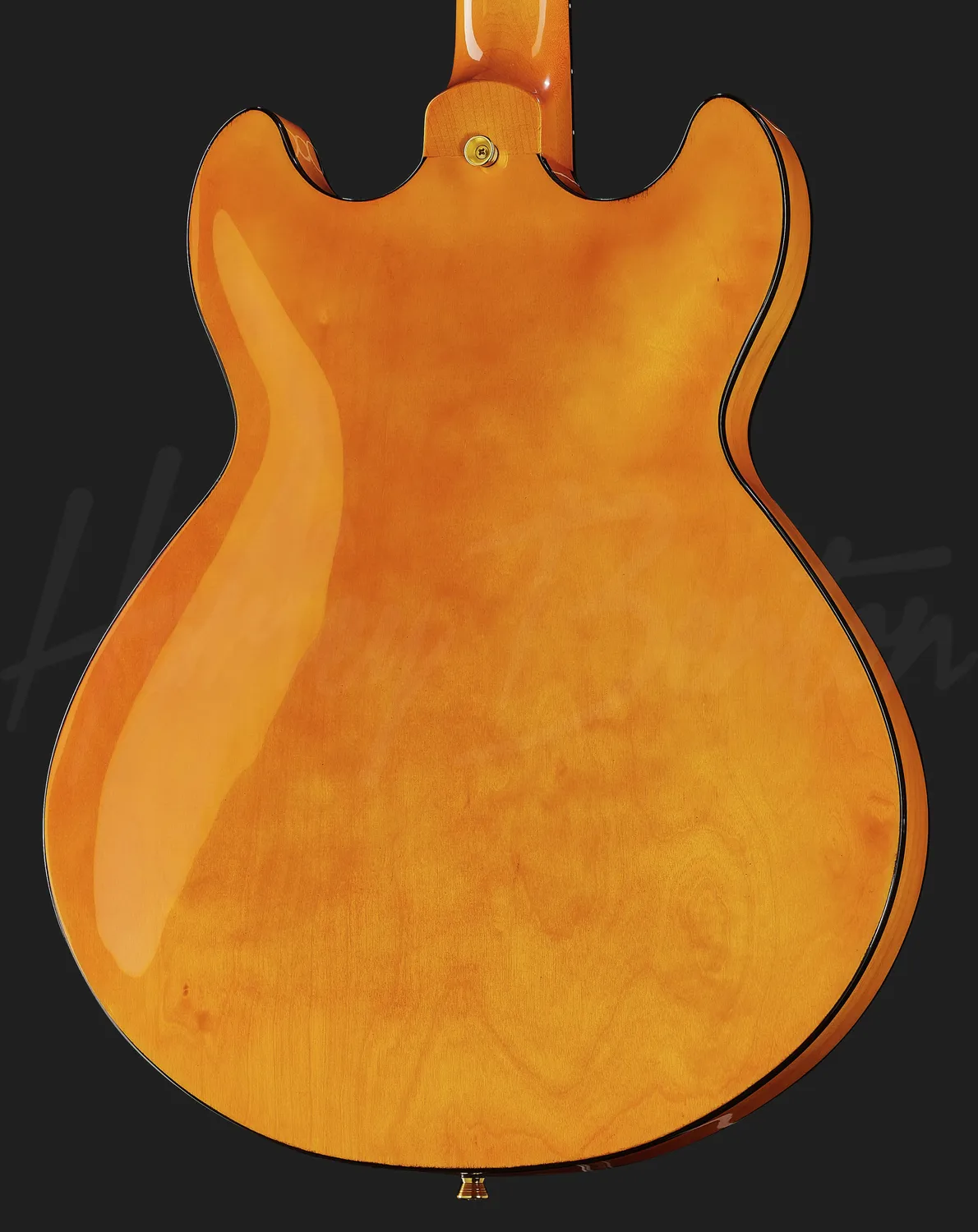 Harley Benton Deluxe HB-35Plus E-Gitarre Metallic Blue halbakustisch